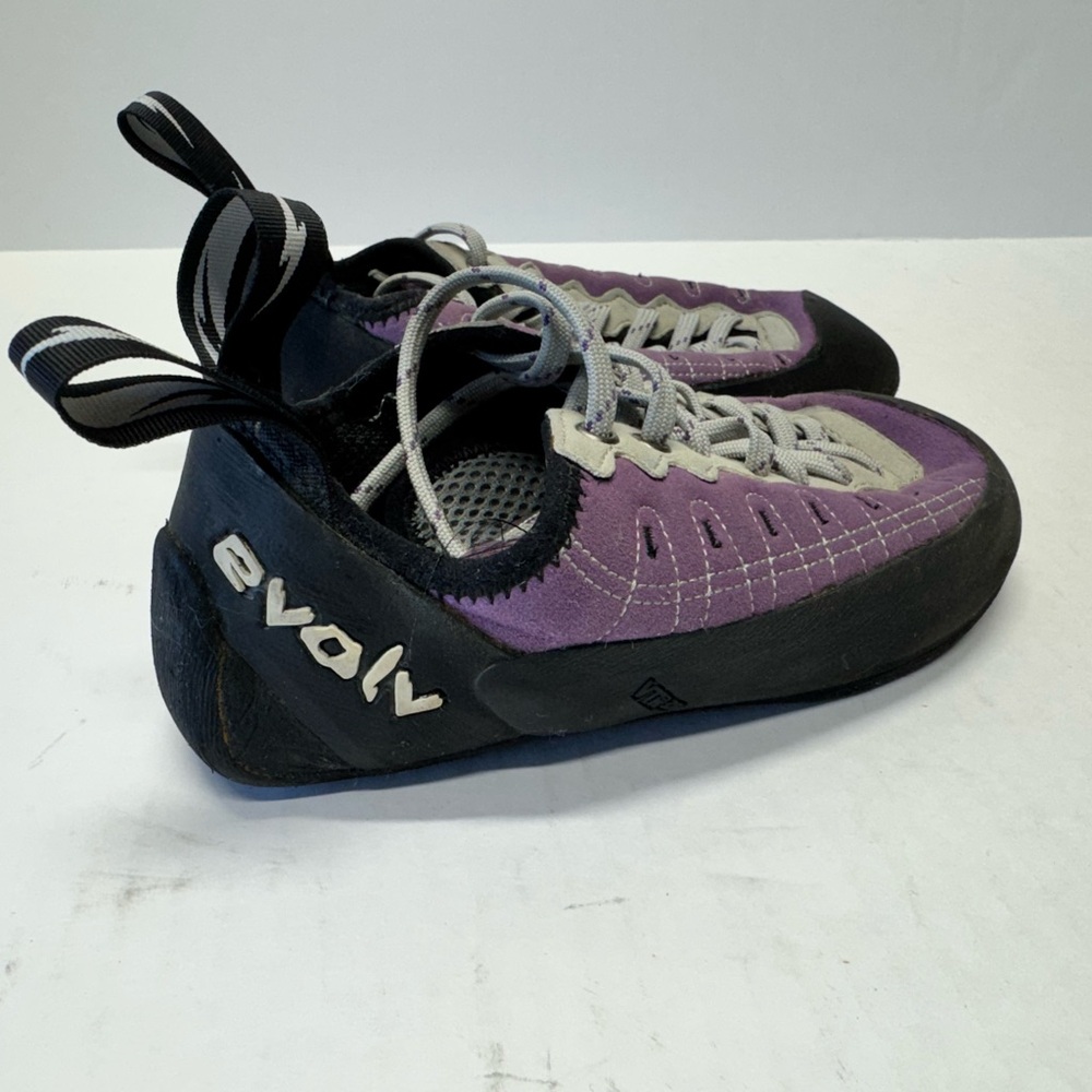 Evolv Women's Purple Elektra Lace Climbing Shoes US 5.5 EUR 35.5